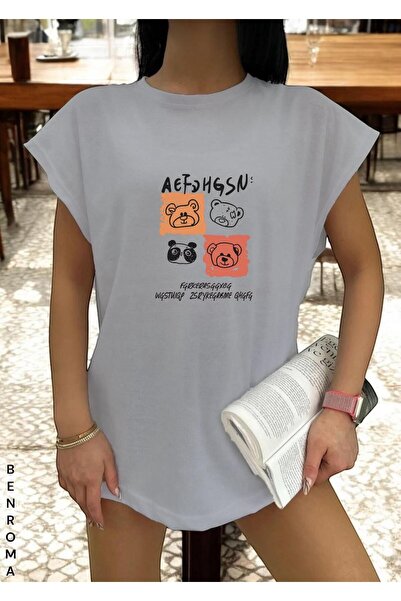 BENROMA Majica bez rukava Štampana