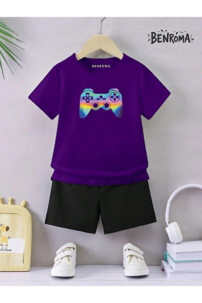 BENROMA Unisex set dječjih šortsa - Sa printom karaktera