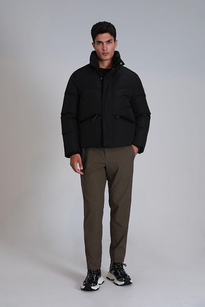 Lufian Proper Goose Feather Men's Coat Black