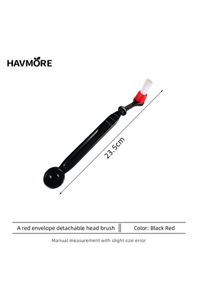 Choice red Food Grade Coffee Machine Cleaning Brush Long Handle Replaceable C...