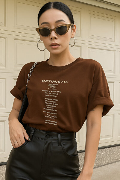 E-ROMA Φούτερ με στάμπα μεγάλου μεγέθους