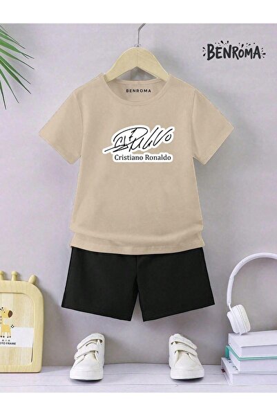 BENROMA Unisek dečiji šorc set - karakter štampan