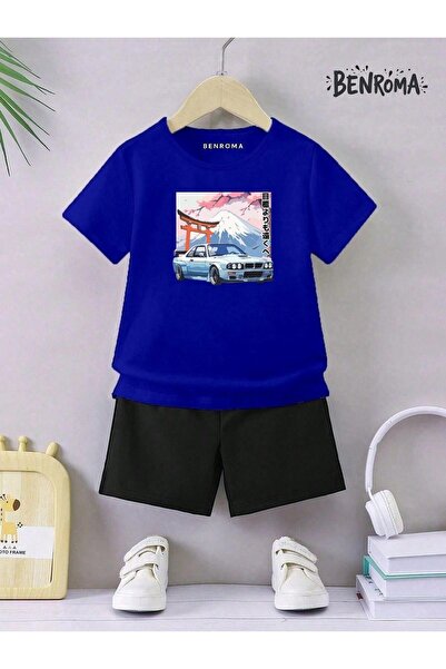 BENROMA Unisex set dječjih šortsa - Sa printom karaktera