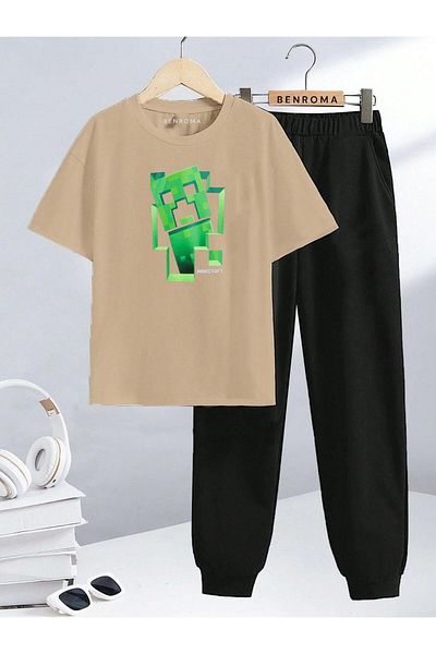 BENROMA Character Printed Children's Tracksuit Set