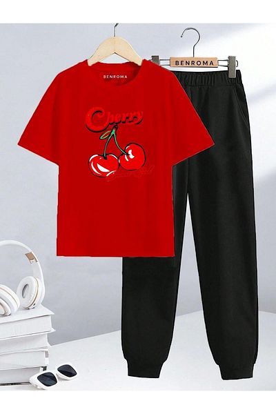 BENROMA Character Printed Children's Tracksuit Set