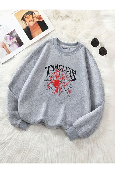 DM DOLCE MORE Hanorac unisex pentru copii, cu 3 fire, din bumbac pieptănat, c...