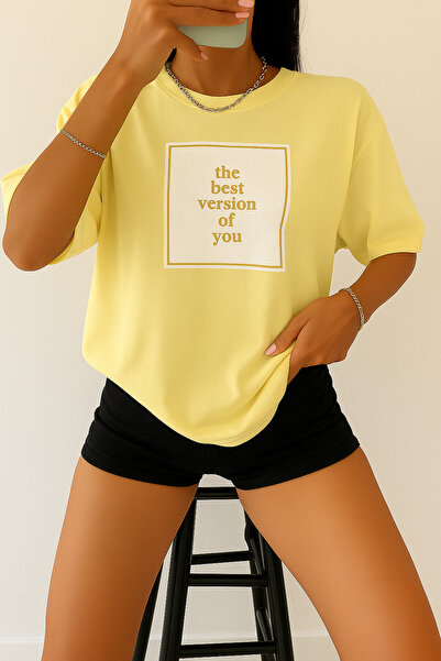 BENROMA Cel mai bun tricou unisex oversize imprimat