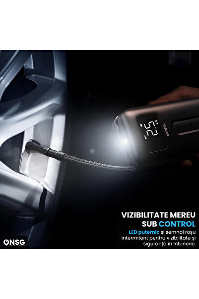 Ugreen Portable Car Air Compressor with 5000mAh Rechargeable Battery