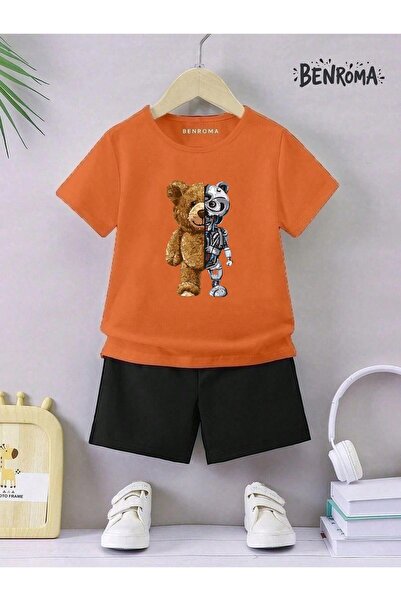 BENROMA Unisek dečiji šorc set - karakter štampan