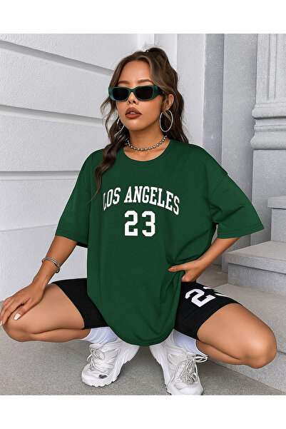 BENROMA Los Angeles Printed Oversize Unisex T-Shirt