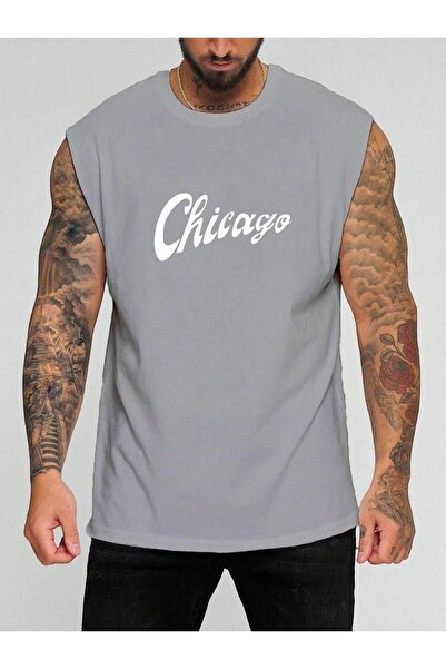 E-ROMA Čikaška majica bez rukava sa printom