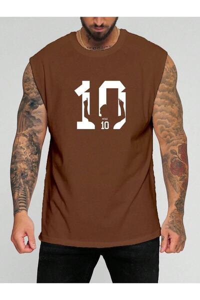 E-ROMA Tricou fără mâneci cu imprimeu pentru jucător de fotbal