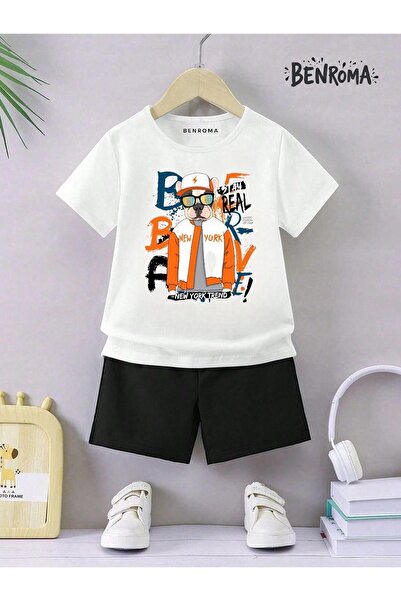 BENROMA Unisex set dječjih šortsa - Sa printom karaktera