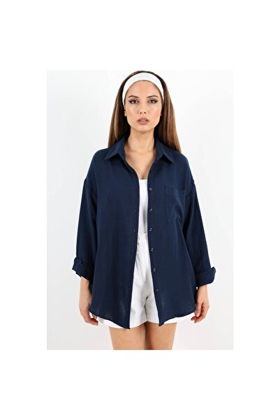 LARİSA COLLECTİON حقيبة صيفية رفيعة ذات جيب واحد من الكتان (غير مناسبة للاختبار)