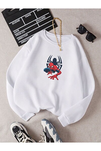 DM DOLCE MORE سترة رياضية للأطفال من القطن الممشط بثلاثة خيوط مطبوعة بتصميم ا...