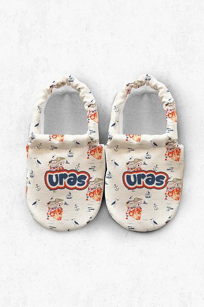 Kokopatik ,Non-Slip Sole,Home Nursery Booties Cotton Newborn Booties,Dwarf Garden Patterned Booties