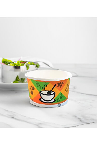Sepet Doldur 12 oz Soup Bowl + Lid - 50 Pieces