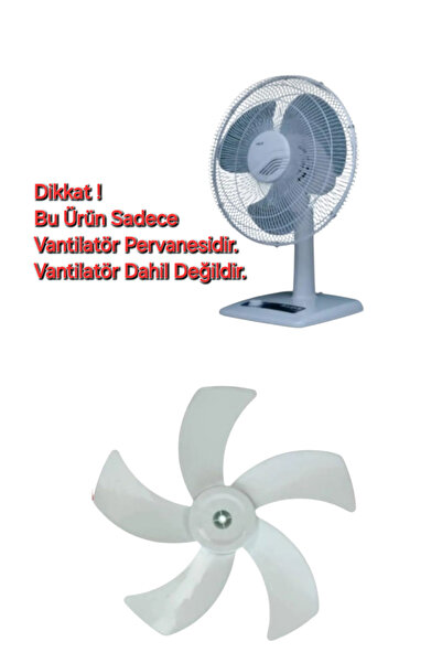 Vals DF 16 MC Uyumlu 5 Kanatlı Masa Üstü Vantilatör Pervanesi
