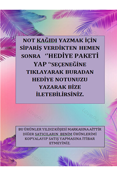 Yıldızköşesi Senden Önce Senden Sonra Çiçek Buketi Solmayan Yapay Gül Buketi Sevgiliye (NOT YAZILIR) 7 Adet