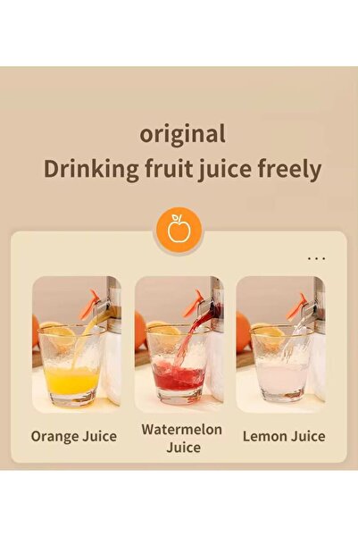 LUCKY عصارة حمضيات وبرتقال محمولة تعمل بالشحن