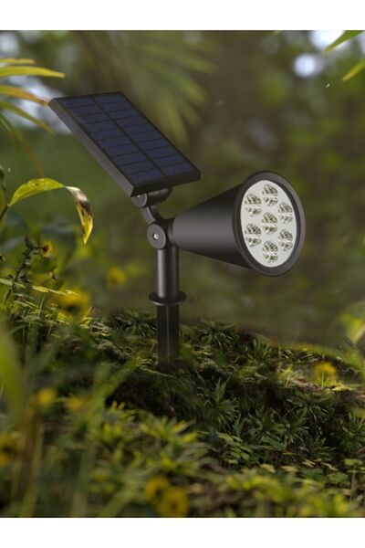 İnformed Güneş Enerjili-solar * 10 W Yüksek Işık *çim Armatür *beyaz Işık*
