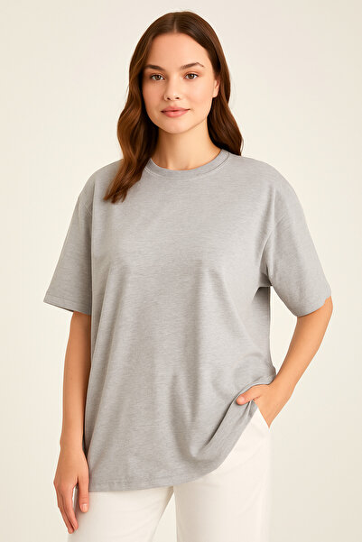 LOVELOTUS تيشيرت قطن 100% للجنسين مقاس كبير