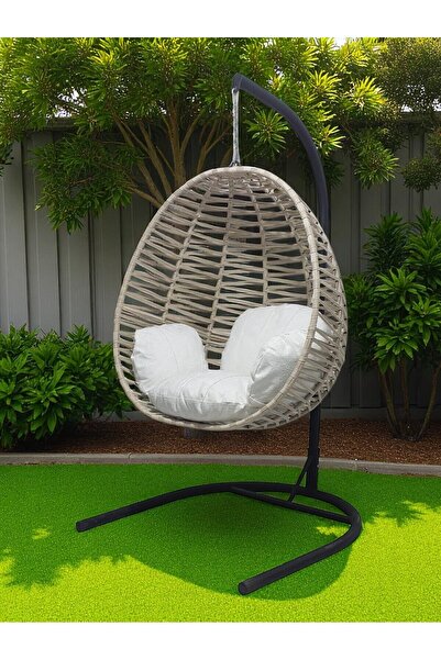 Sar Pakete Armut Salıncak Tek Kişilik Makrome Ip Örgü Bahçe Balkon Ev Salıncağı