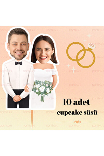 partikuki 6 Adet Bekarlığa Veda Partisi Bride To Be Kişiye Özel Fotoğraflı Pa...