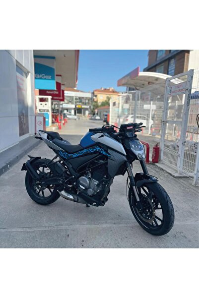 ARONA Cfmoto 250NK Sticker Orta Şase Şimşek Yıldırım Sticker Deseni Dekor Sticker