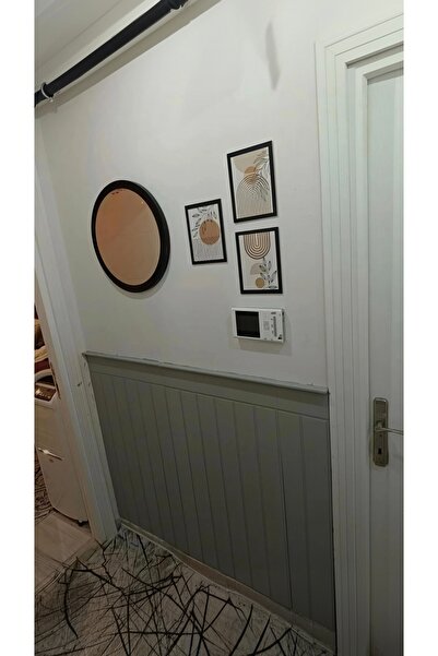 HMC DECOR Boyanabilir Cnc Işlemeli Duvar Paneli Mdf 102×45cm(6MM)