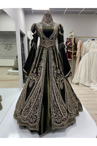 RENGARENG Velvet Kaftan Bindalli