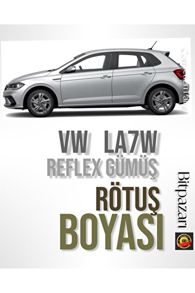izmir bit pazarı La7w - Metalik Reflex Gümüş) - Profesyonel Rötüş Boyası - Ta...