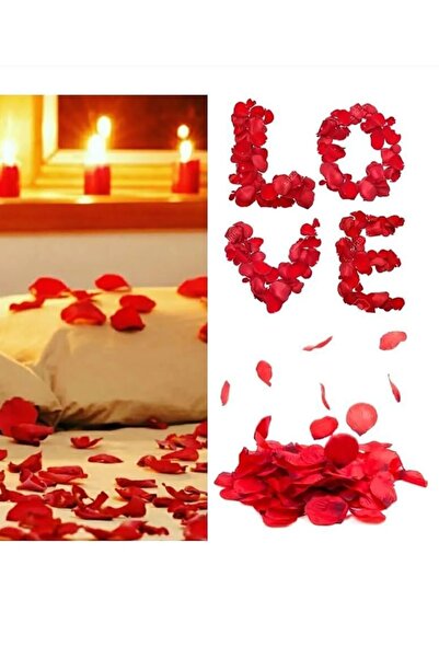 yapay çiçek evi 500 de bucăți petale de trandafir roșu propunere de căsătorie...