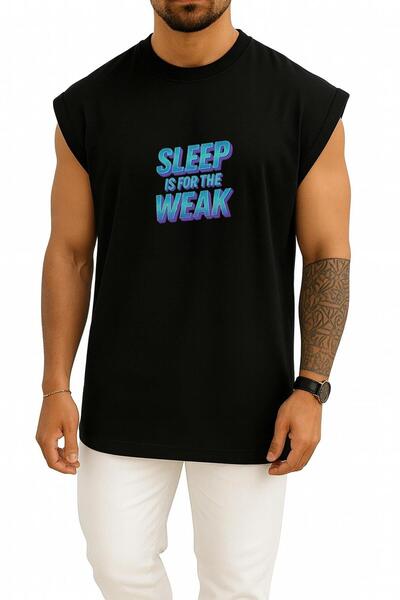 Bahriyeli Collection Oversize Sleep İs for the Weak Chest Design Unisex Sport...