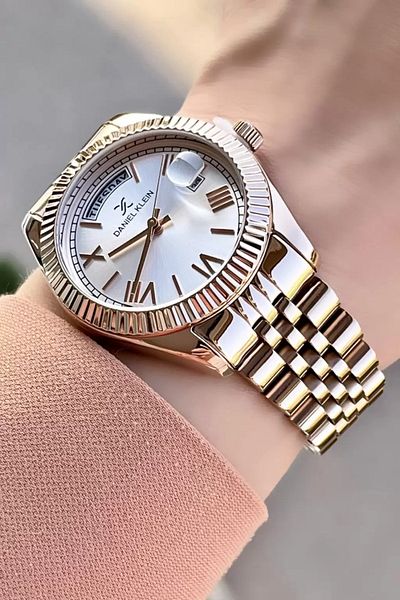Daniel Klein Rose Color Women's Wristwatch