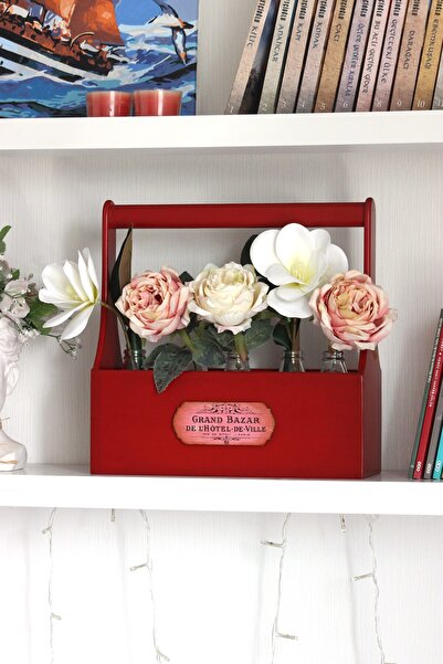 Ahşap Çok Amaçlı Toparlayıcı, Çiçeklik, Baharatlık, Meyvelik, Yumurtalık, Cev...