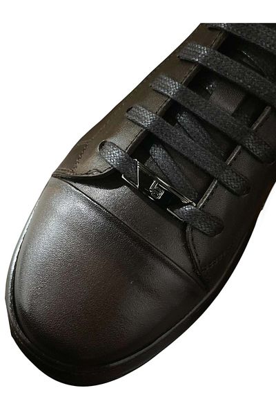 LUCIANO BELLINI Men's Munich Leather Casual Shoes C26401 - Brown - 40