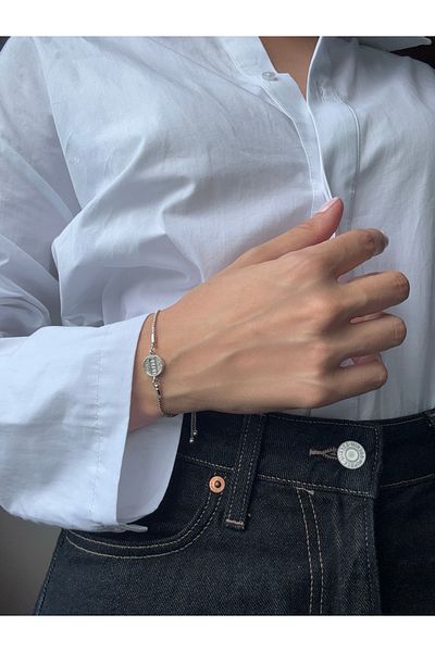 Ressia Round Stone Elevator Bracelet