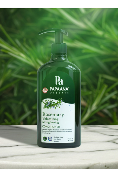 Papaana Organic بلسم تقوية الشعر بالروزماري من بابانا أورجانيكس (400 مل)