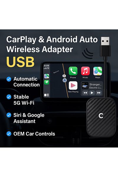OEM Adaptor Android Auto CarPlay– Conectivitate si Confort la Indemana
