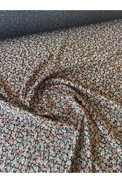 Hira Tor Tekstil Desenli Viskon Kumaş Tek En %100 Pamuk