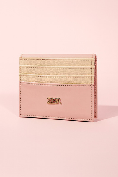 Nova Women's Powder Color Card Holder & Wallet