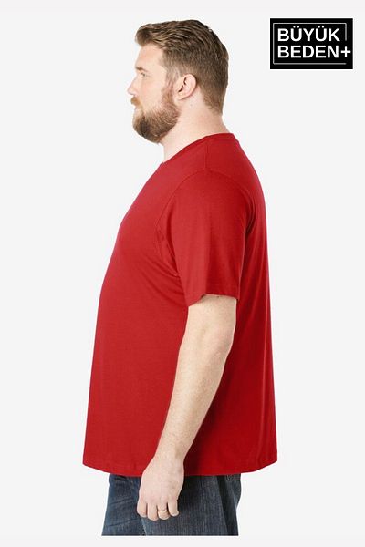 Superlife Men's Large Size Crew Neck T-Shirt Sprbts10
