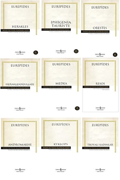 TÜRKİYE İŞ BANKASI KÜLTÜR YAYINLARI Kyklops - Herakles - Euripides - Medea - Orestes - Troyalı Kadınlar/ 9 Kitap TELEFON TUTUCU