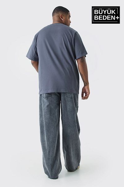 Superlife Men's Large Size Crew Neck T-Shirt Sprbts10
