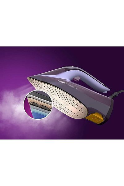 Philips Steam Iron Azur 8000 Series, 3000W, SteamGlide, No Burns, Auto Shut-off