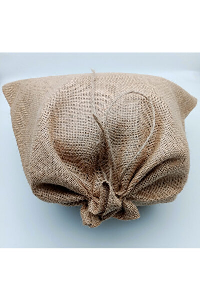 İSTANBUL SANDALET 1 Adet Jüt Torba 40 X 35 Cm Enxboy Hasır Kese Paketleme Hed...