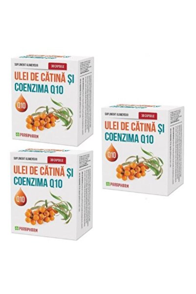 Parapharm Ulei de Catina si Coenzima Q10 x 30 capsule Pachet 2+1