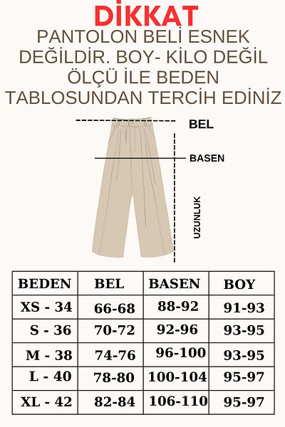 trendalisse Premium Quality Tok Fabric Belted Gray Carrot Trousers