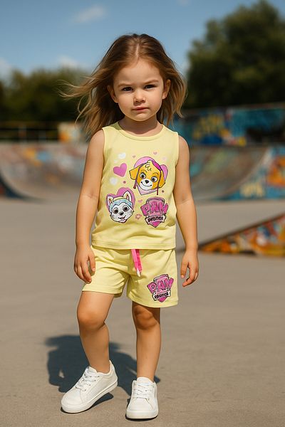 Neefy 2025 Summer New Season 3 Set 6 Pieces Printed First Quality Combed Athlete Set